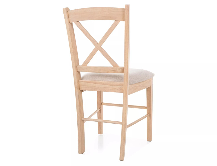 Дървен стол – дъб/светлобежов