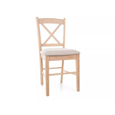 Дървен стол - дъб/светлобежов