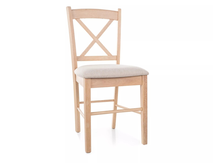 Дървен стол - дъб/светлобежов Дървен стол – дъб/светлобежов