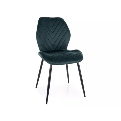 Кадифен стол - зелен