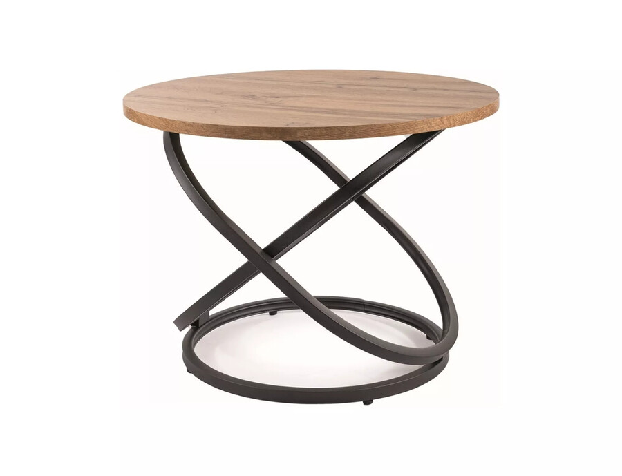 Кръгла маса – занаятчийски дъб/черен