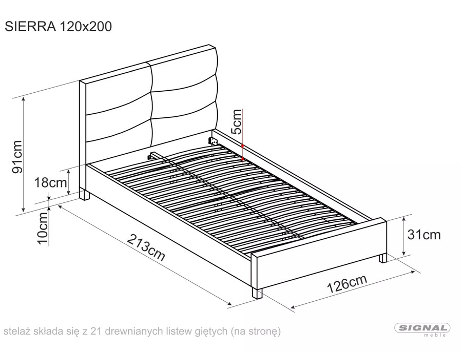 Кадифено легло 120×200см – бежово