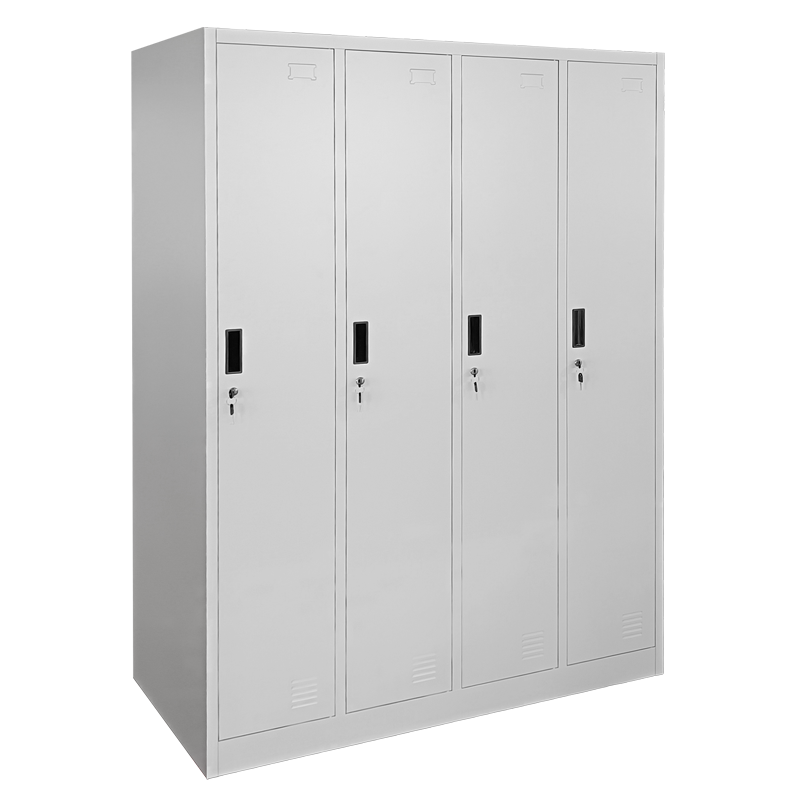 Метален шкаф Carmen CR-1242-4 J - сив