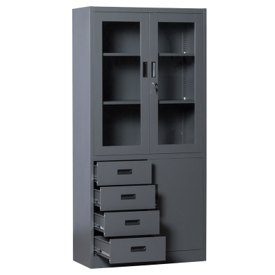 Метален шкаф Carmen CR-1278 E L SAND - графит