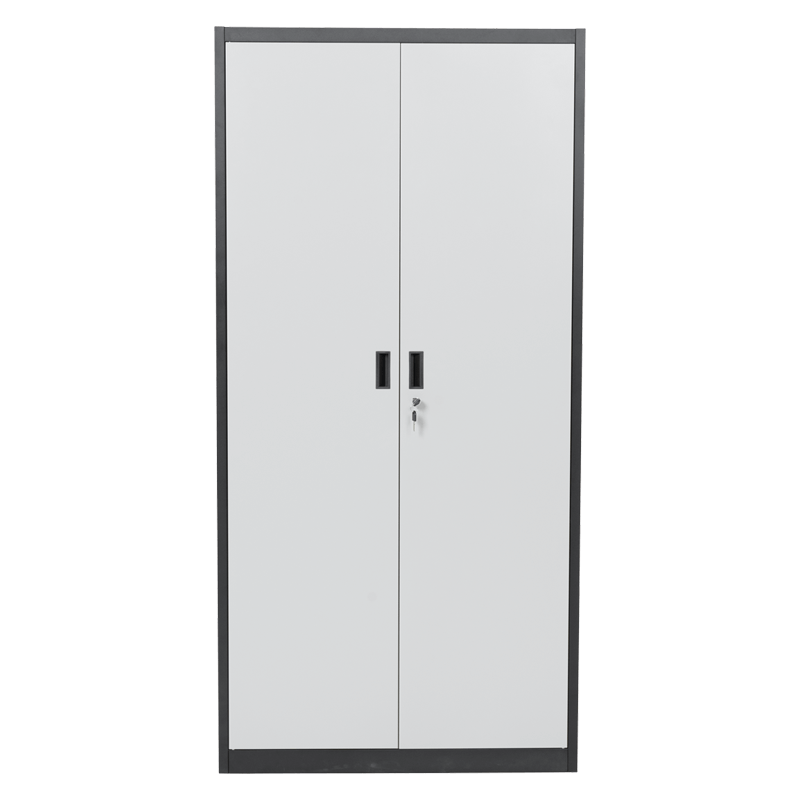 Метален шкаф за инструменти Carmen CR-1226 L SAND – черен-сребърен