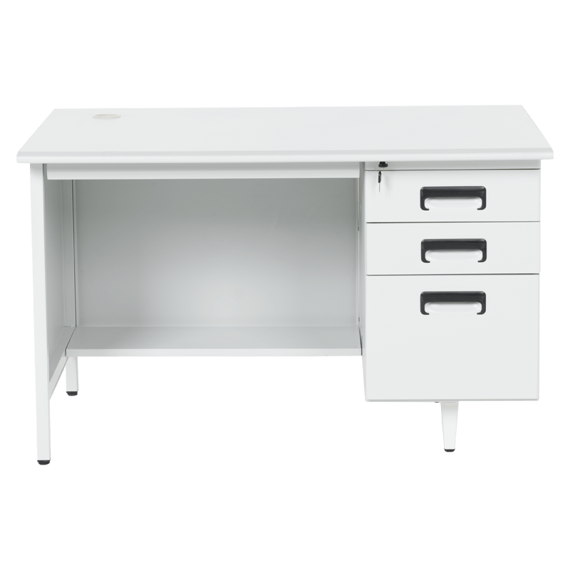 Метално бюро Carmen CR-1317 L – сиво