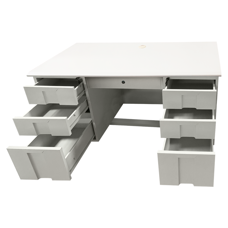 Метално бюро Carmen CR-1319 L – сиво