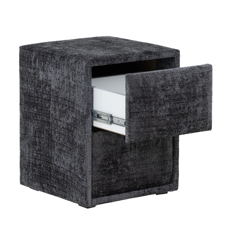 Нощно шкафче за спалня CANCUN – сив 18