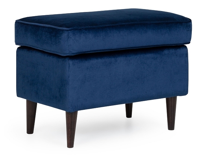 Табуретка за крака – тъмносиня