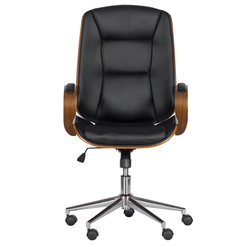 Президентски офис стол Carmen 6406 – орех-черен