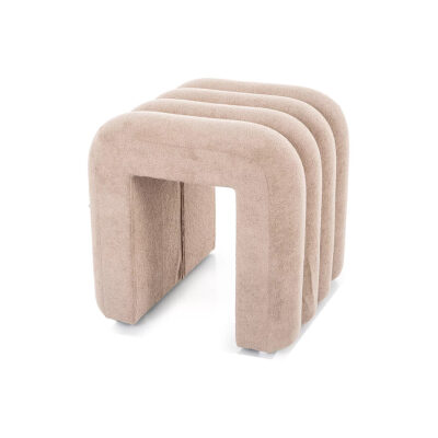 Пуф - тъмнобежов