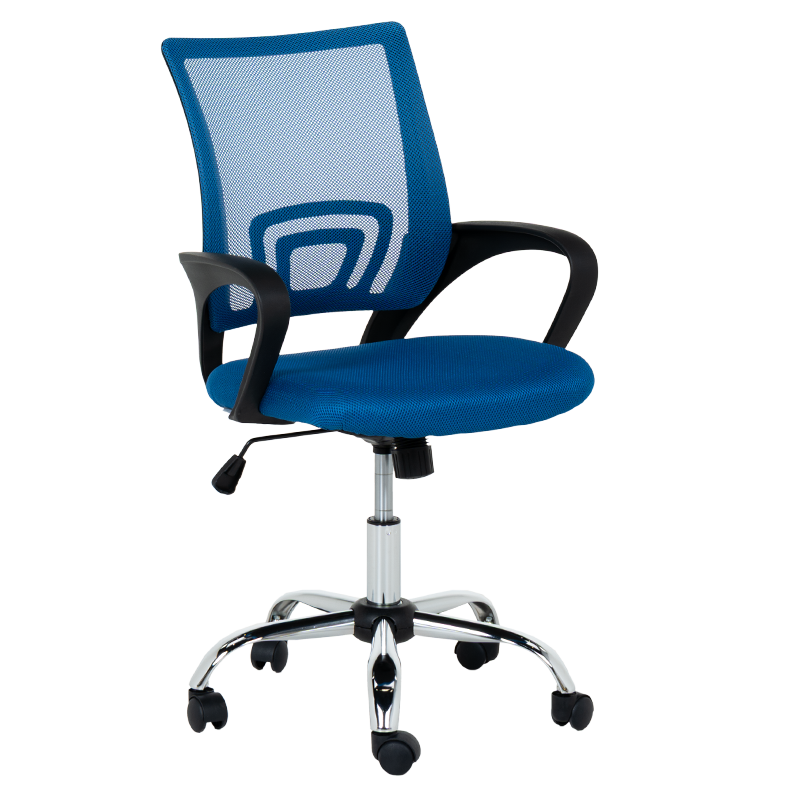 Работен офис стол Carmen 7050-1 LUX - син