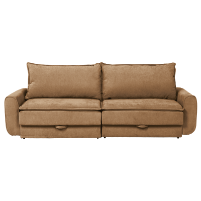 Разтегателен диван - тройка BALAMBA - охра Н37