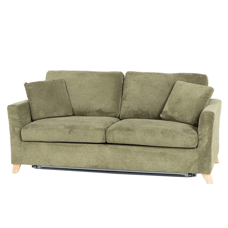 Разтегателен диван – тройка FIZI – зелен Е75