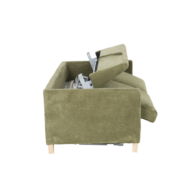 Разтегателен диван – тройка FIZI – зелен Е75