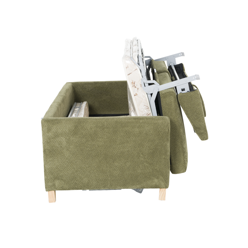 Разтегателен диван – тройка FIZI – зелен Е75