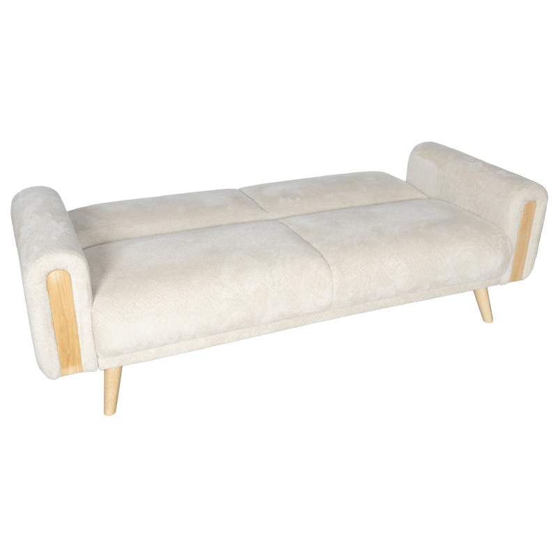 Разтегателен диван – тройка GOMA – бял E26