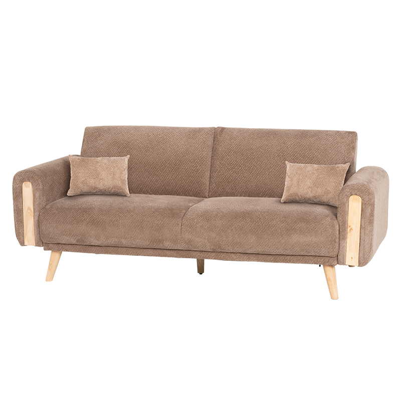 Разтегателен диван – тройка GOMA – кафяв E40