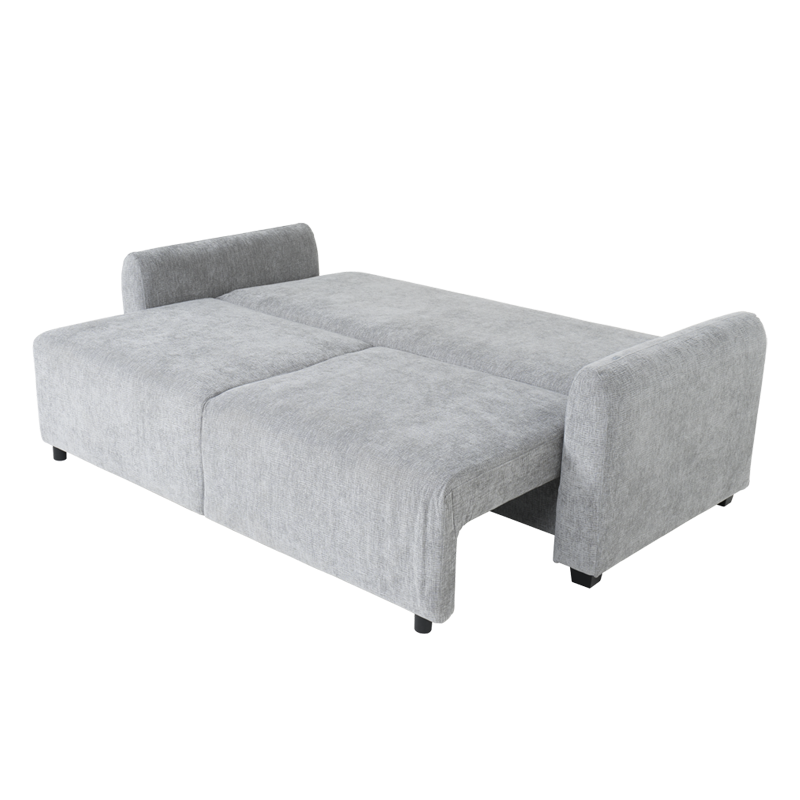 Разтегателен диван – тройка LOMELA – светлосив L03