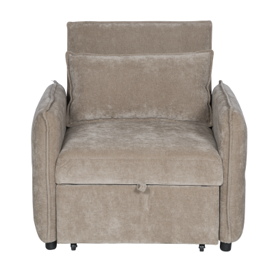 Разтегателен фотьойл AKETI - бежов М34