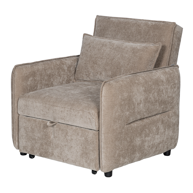 Разтегателен фотьойл AKETI – бежов М34