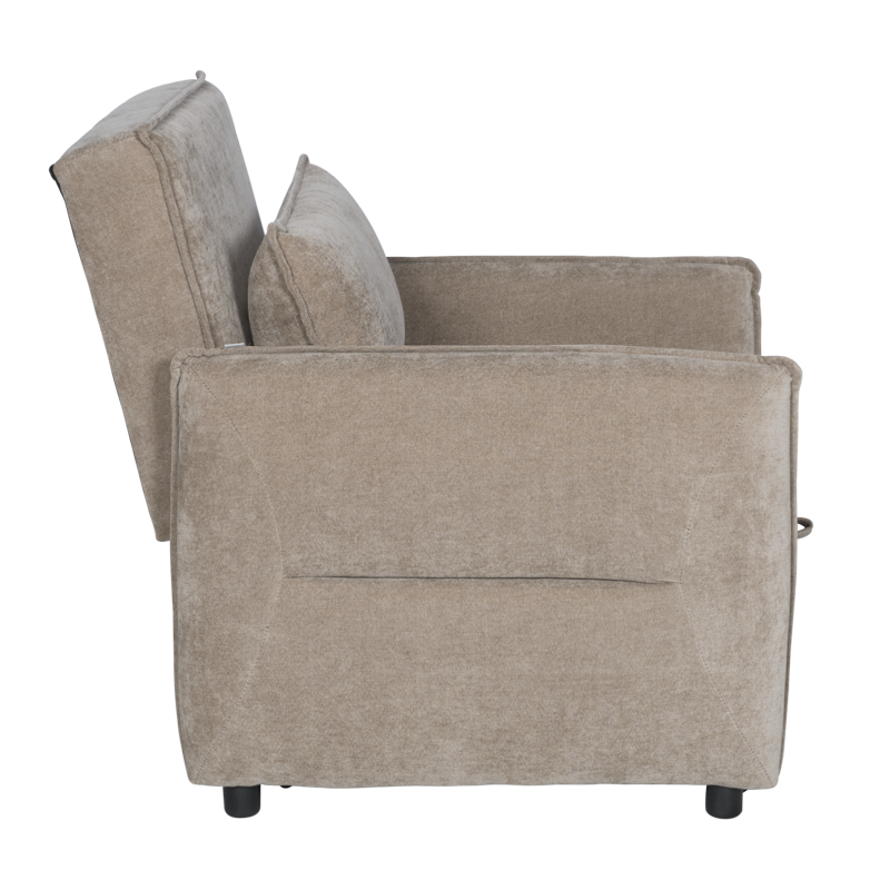 Разтегателен фотьойл AKETI – бежов М34