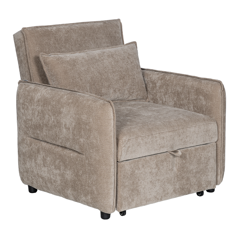 Разтегателен фотьойл - бежов Разтегателен фотьойл AKETI – бежов М34