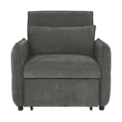 Разтегателен фотьойл AKETI - тъмносив М18