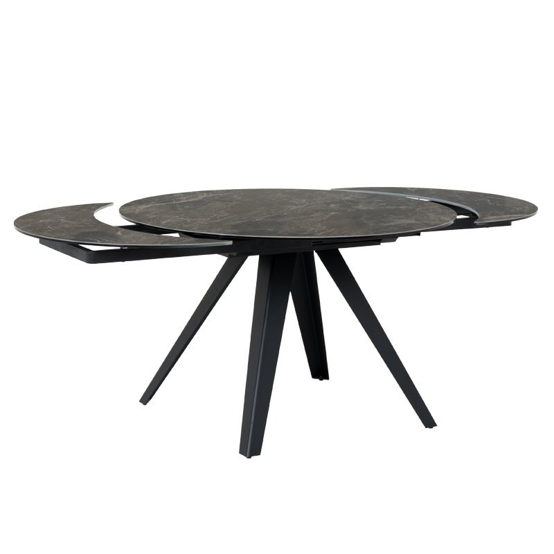 Разтегателна трапезна маса BOLKOW – кафява