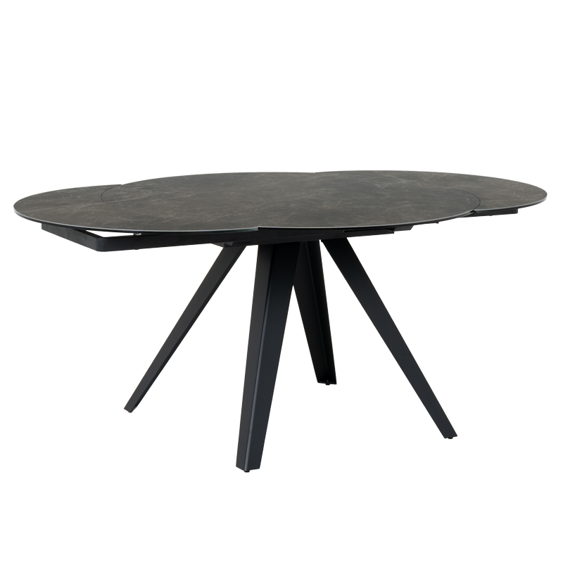 Разтегателна трапезна маса BOLKOW – кафява