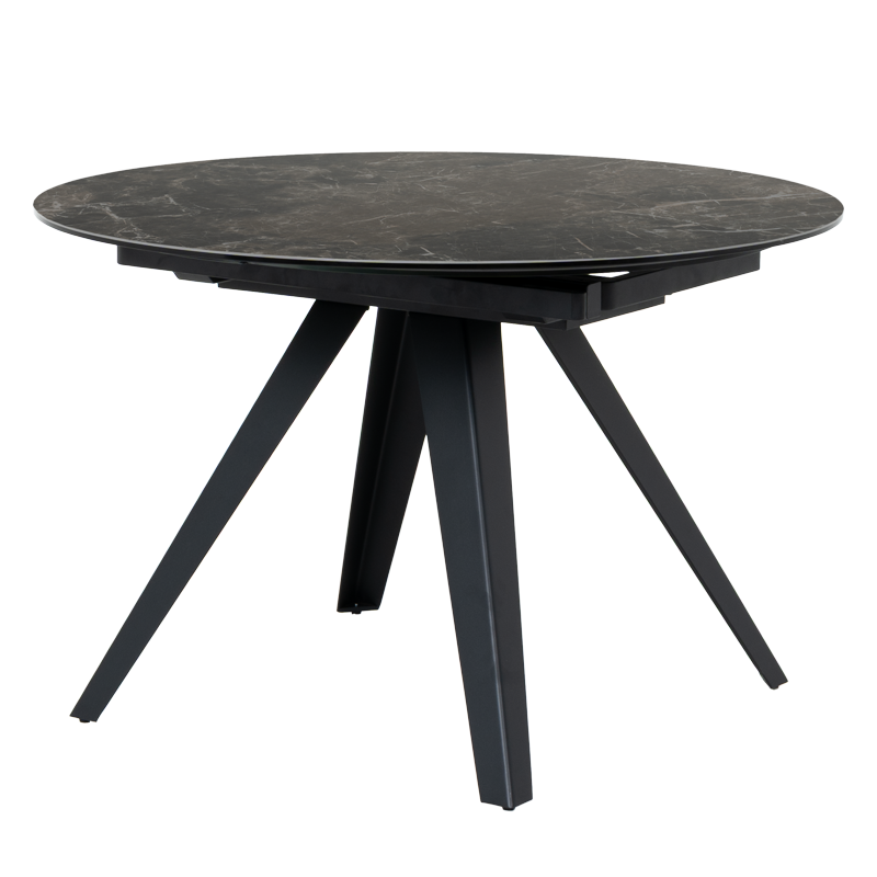 Разтегателна трапезна маса BOLKOW – кафява