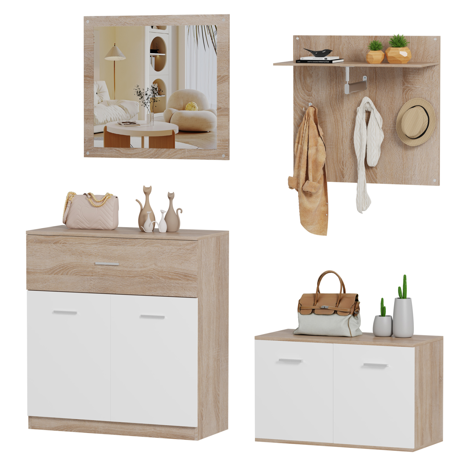 Антре -  цвет сонама-бял