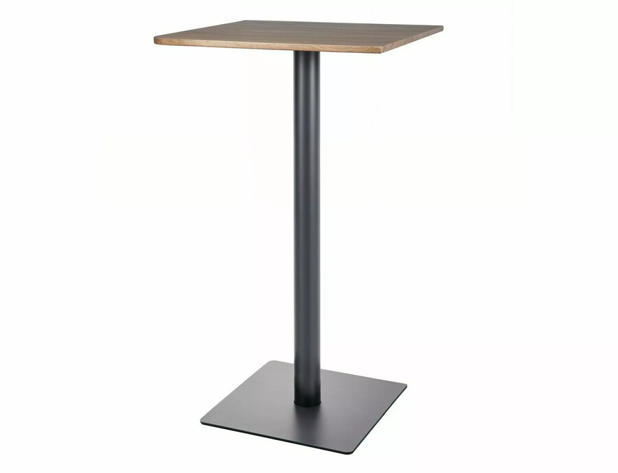 Бар маса 60 см – занаятчийски дъб/черен