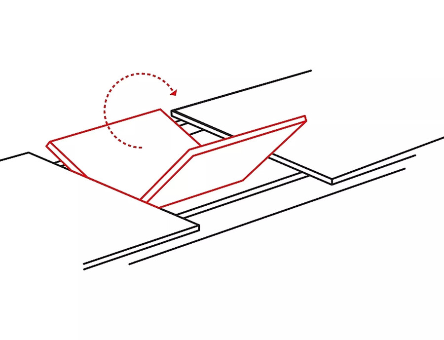 Разтегателна маса 100/135×100 – занаятчийски дъб/черен