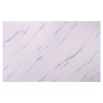 Маса 120x75 - бял мрамор/дъб