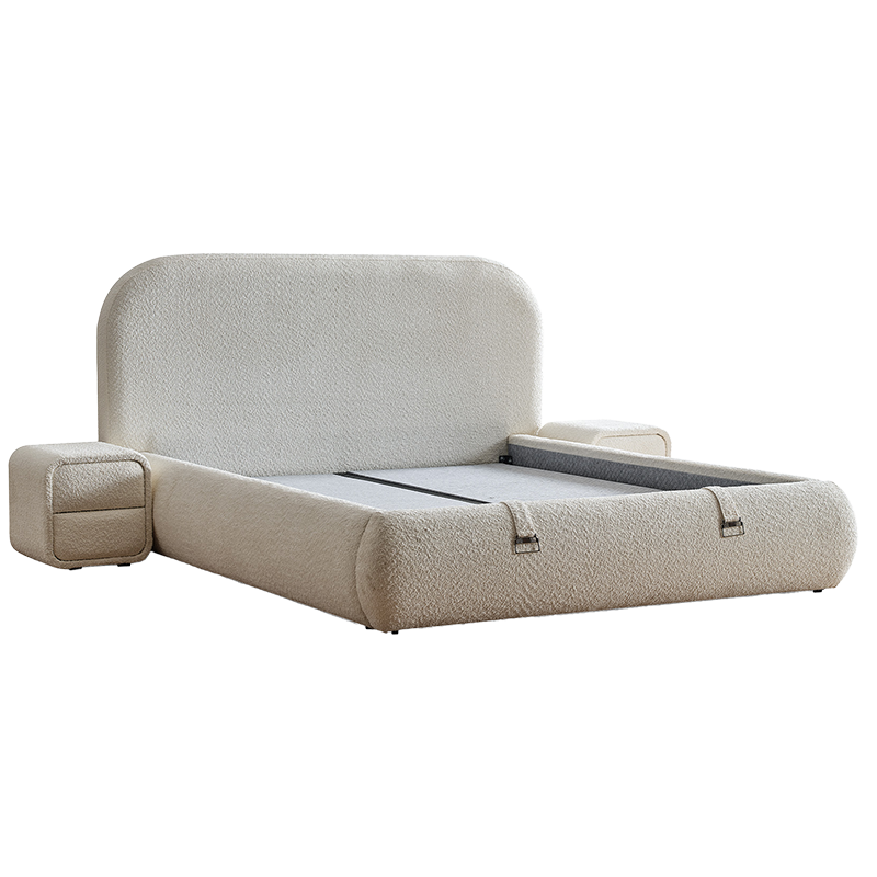 Тапицирана спалня с матрак FABER 180 х 200 – лате 06