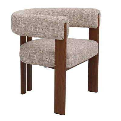 Трапезен стол DOMAR - кафяв 170 RS2