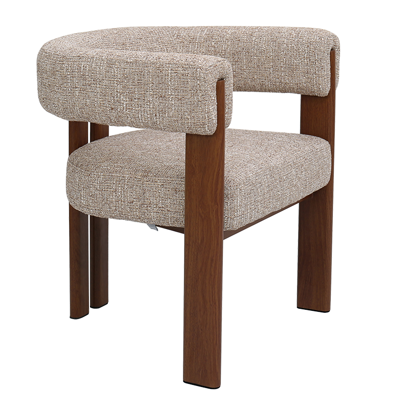 Трапезен стол DOMAR - кафяв 170 RS2