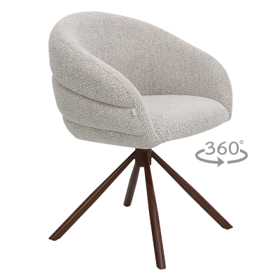 Трапезен стол NAMKA - светлокафяв 3А WAL