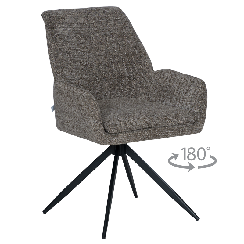 Трапезен стол TERNI - кафяв