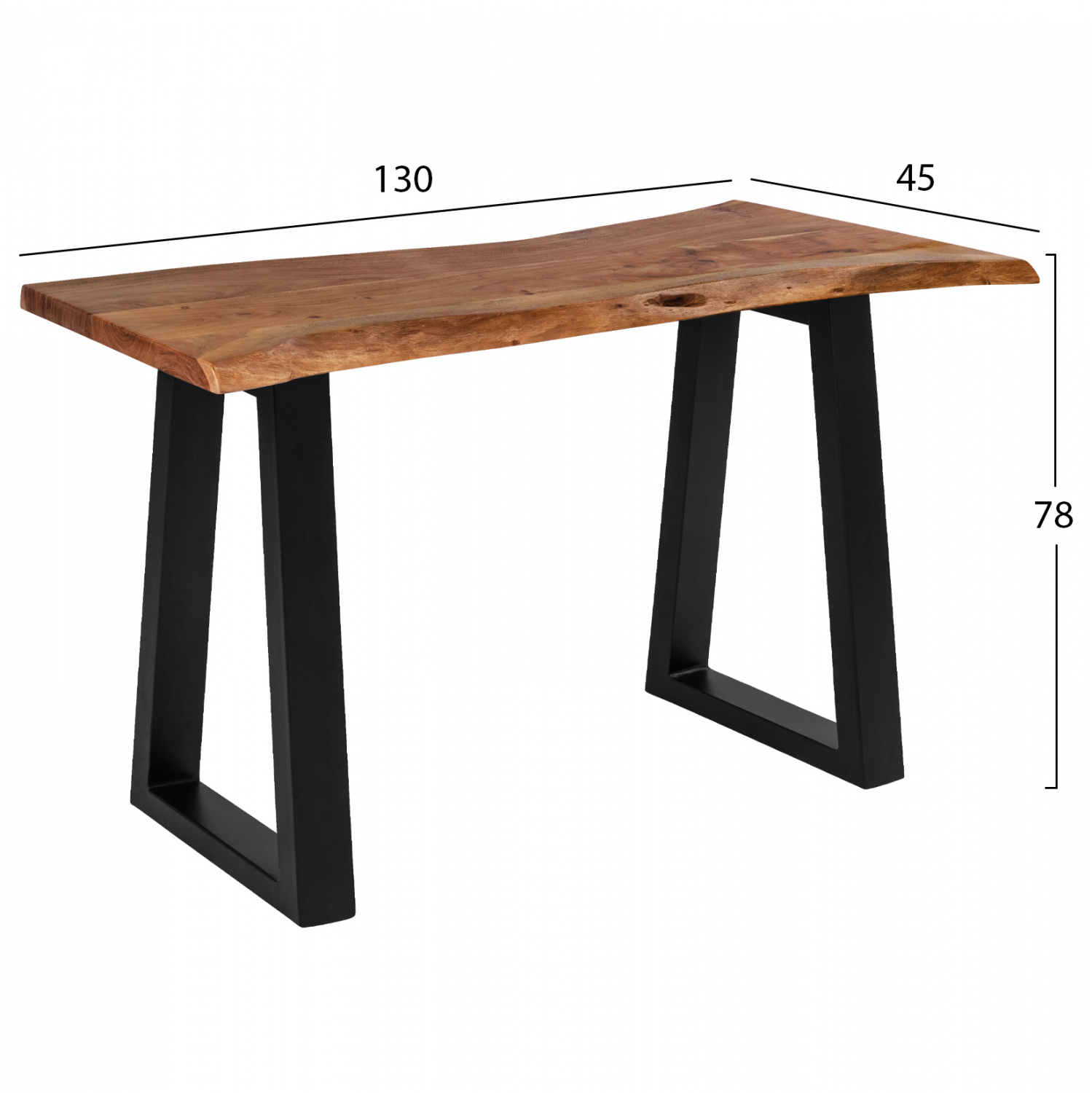 Конзола – 130×45см. – акация