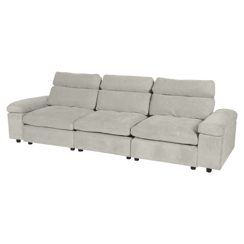 Ъглов диван POKO – шампанско C02