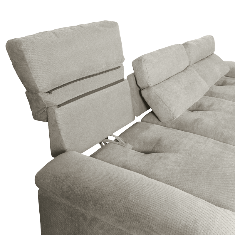 Ъглов диван POKO – шампанско C02