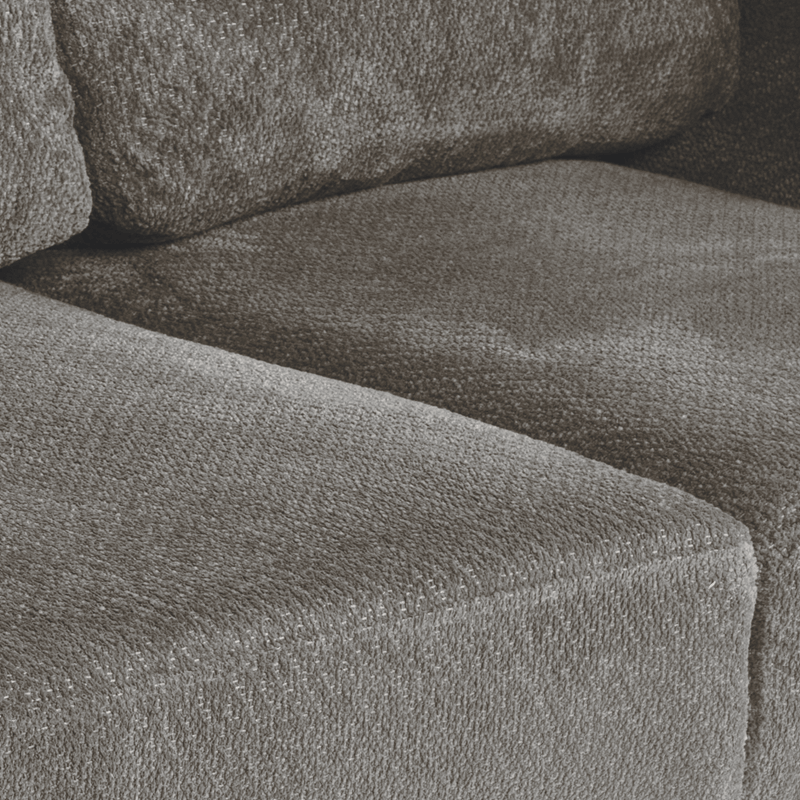 Ъглов разтегален диван BUMBA – сив Е13