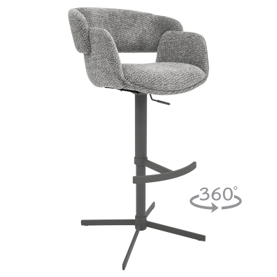 Бар стол PAIDE 8 - сив 44