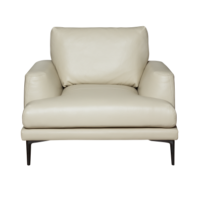 Кожен фотьойл GRASTEN LUX - бежов