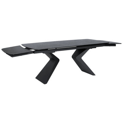 Разтегателна трапезна маса MARIPA - черна