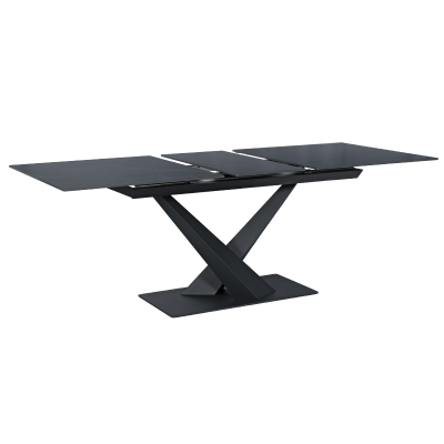 Разтегателна трапезна маса TINACO - черна