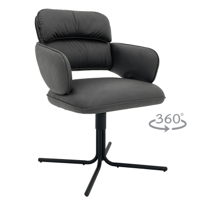 Трапезен стол RAKVERE - тъмносив 11