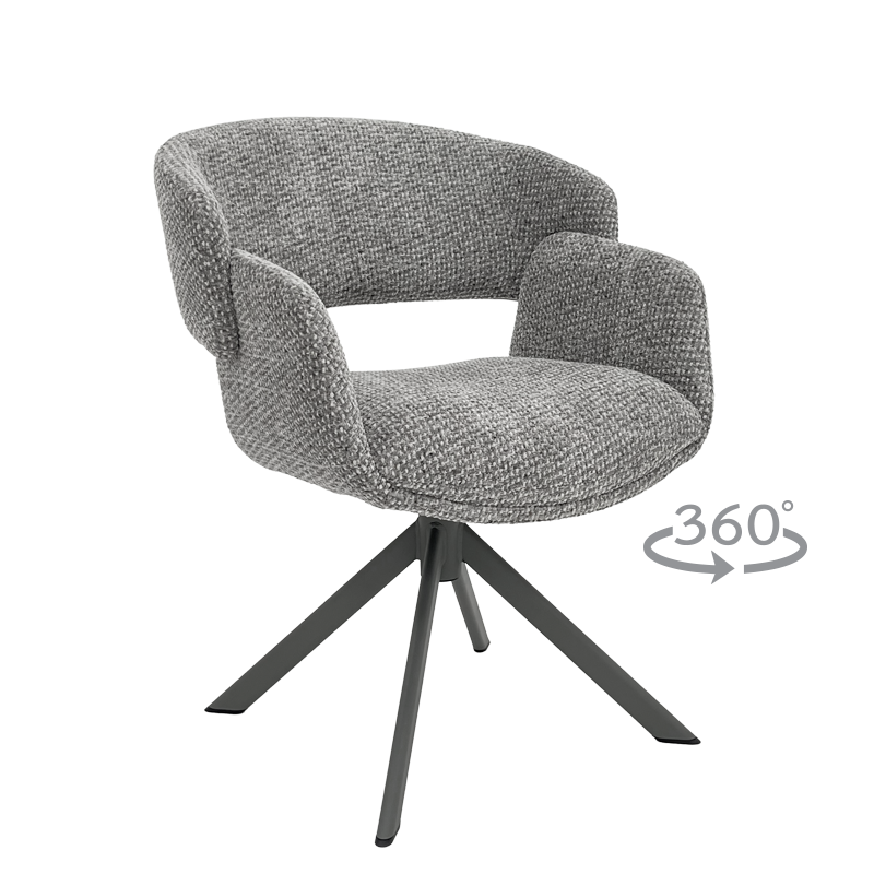 Трапезен стол VORU 8 - сив 44